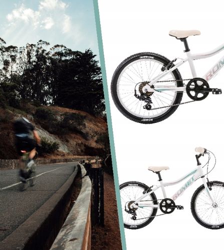 ROWER DZIECIĘCY 20 ROMET JOLENE KID MTB SHIMANO OŚWIETLENIE GRATIS na Arena.pl