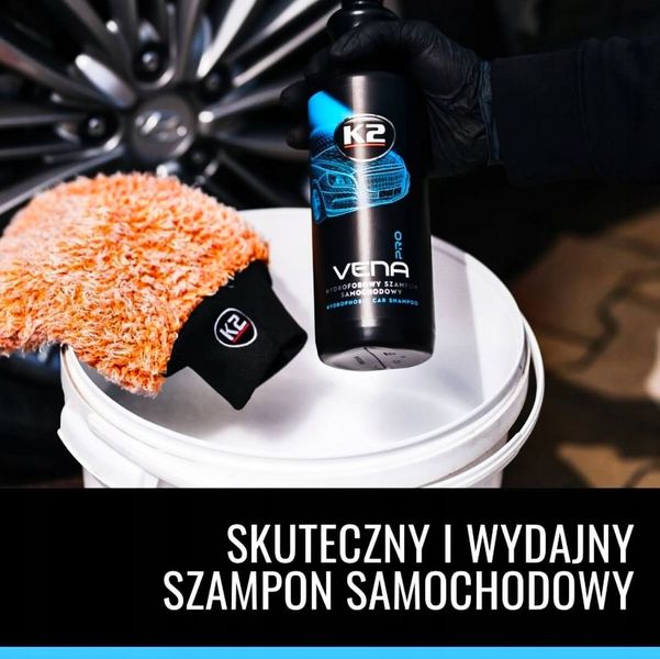 K2 VENA PRO SZAMPON SAMOCHODOWY 1L zdjęcie 4