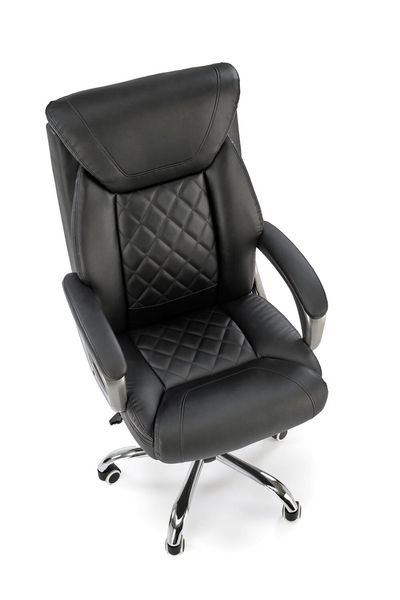 Fotel biurowy Einar PU czarny zdjęcie 2