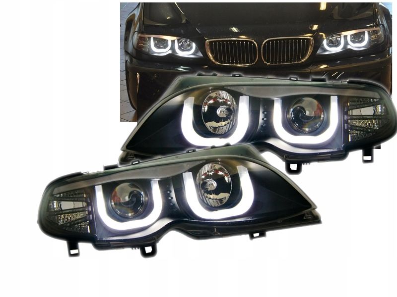 Lampy Reflektory LED 3D U-Style BMW E46 01-05 zdjęcie 5