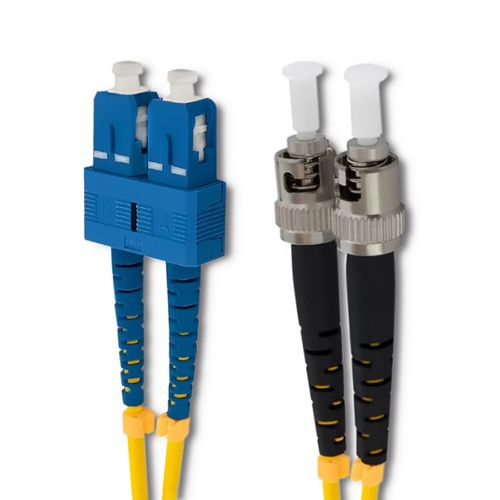 Qoltec Patchcord światłowodowy SC/UPC - ST/UPC | Singlemode | 9/125 | G652D | Duplex | 1m na Arena.pl