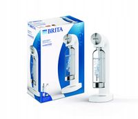 BRITA Biały saturator do gazowania wody SodaONE z cylindrem CO2 i butelką