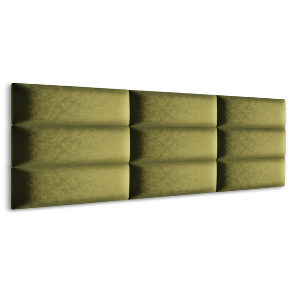 PANELE TAPICEROWANE ŚCIENNE KHAKI WEZGŁOWIE 3D 100cm x 20cm zdjęcie 2