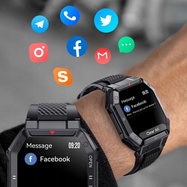 SMARTWATCH MĘSKI WIELOFUNKCYJNY ROZMOWY zdjęcie 2