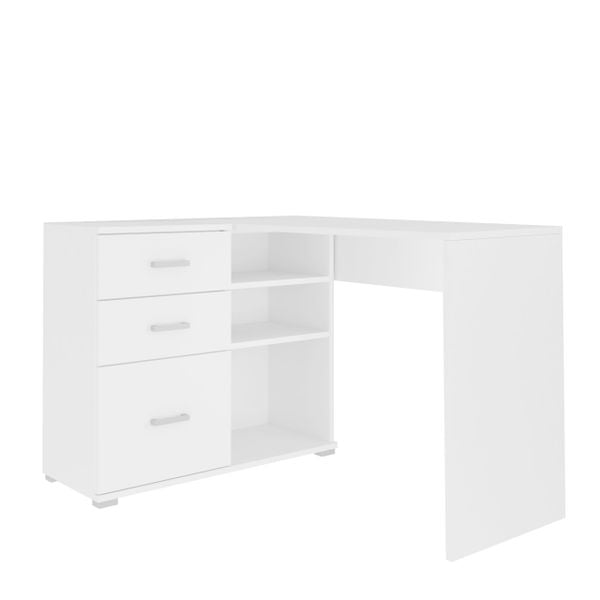 Biurko narożne ABS N4 białe zdjęcie 2