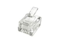 WTYK-RJ10-6P4C wtyk zaciskany, 4 piny aktywne