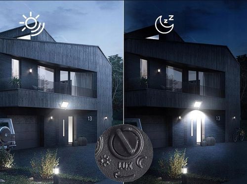 HALOGEN LED z czujnikiem ruchu naświetlacz lampa 20W 4500K ZEWNĘTRZNY na Arena.pl