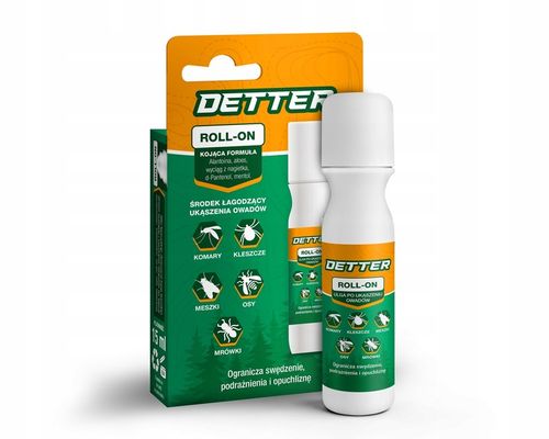 SPRAY ŚRODEK + PREPARAT ROLL-ON NA KOMARY KLESZCZE MESZKI OSY DETTER ZESTAW na Arena.pl