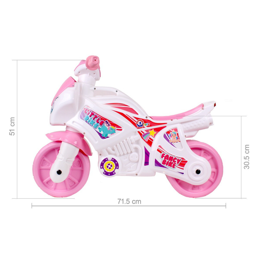 Motocykl Jeździk Rowerek Uroczy Design Duże Koła Rower Biegowy 6450 na Arena.pl
