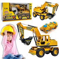 ZDALNIE STEROWANA KOPARKA SPYCHACZ NA PILOT R/C 2W1 Dla Dzieci