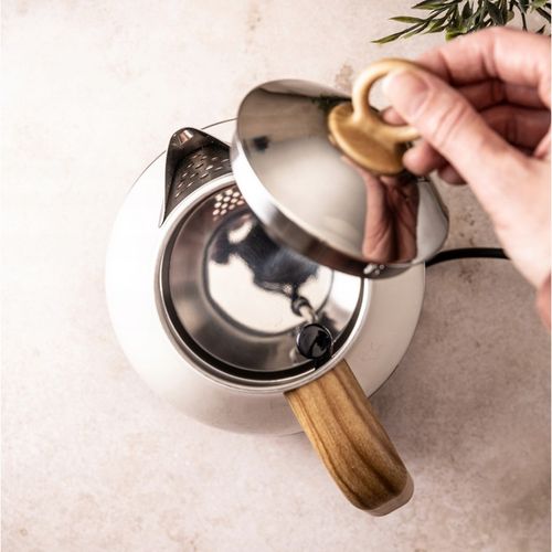 Czajnik elektryczny Bezprzewodowy OBROTOWY 1,7 L Stalowy KLAUSBERG KREMOWY na Arena.pl