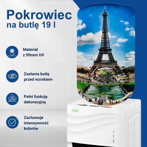 Pokrowiec na Butlę 18,9 litrów - ViO BC10 - Wieża Eiffla na Arena.pl