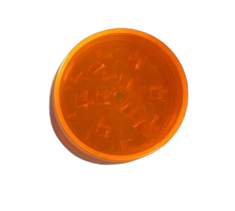 Plastikowy Lekki Grinder do Mielenia Tytoniu Suszu CBD Młynek Pomarańczowy na Arena.pl