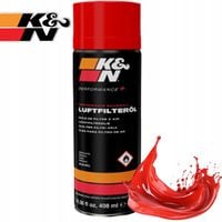 K&N OLEJEK PREPARAT DO NASĄCZANIA FILTRÓW POWIETRZA RED SPRAY CZERWONY