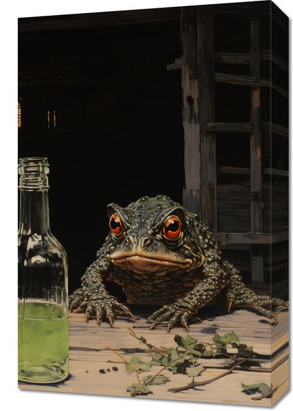 Obraz 40x60cm Oczekiwanie w Półmroku zdjęcie 1