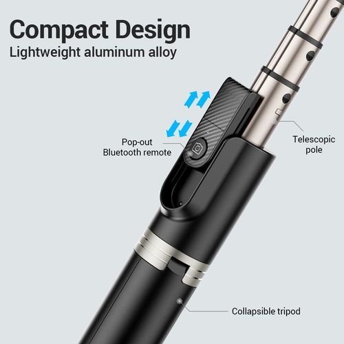 ESR WIRELESS SELFIE STICK TRIPOD BLACK na Arena.pl
