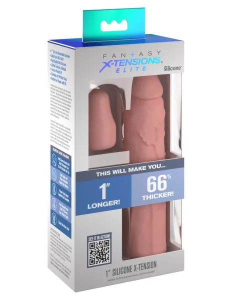 Przedłużka Penisa 1" Silicone Mega X-Tension zdjęcie 1