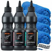ADBL ZESTAW DO POLEROWANIA LAKIERU HARD CUT + SUPER POLISH + PERFECT FINISH