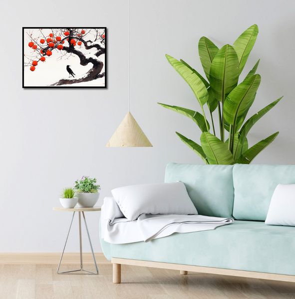 Plakat 55x40cm Kruk przy Drzewie zdjęcie 4
