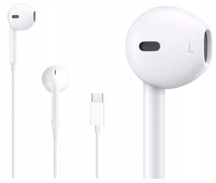 Słuchawki douszne Apple EarPods (USB-C) Mikrofon zdjęcie 1