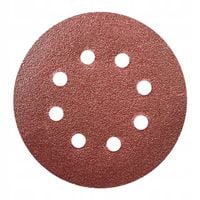 krążek ścierny 150gr, 125mm, rzep, kpl