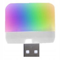 LAMPKA LED RGB Tęczowa USB TYP-C Telefon Tablet