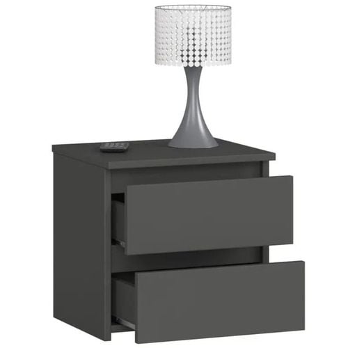 Szafka nocna, stolik, STILO, 40x35x40 cm, grafit szary, mat | TYLETEGOTU na Arena.pl