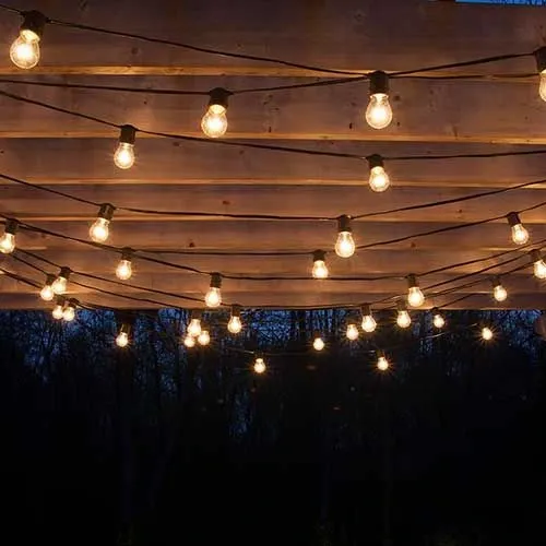 GIRLANDA LAMPKI LED DUŻE 5,5m 10KUL OŚWIETLENIE DO DOMU OGRODU NA TARAS zdjęcie 7