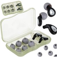 Stopery Zatyczki do Uszu Silikonowe do Pływania Nurkowania i Spania w Etui