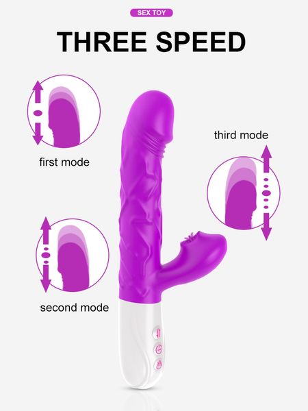 wibrator  siliconetongue vibrator, usb 10 function zdjęcie 2