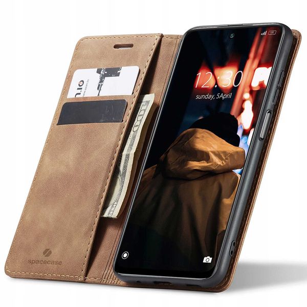 Spacecase Wallet Redmi Note 11/11S Light Brown zdjęcie 1