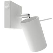 Biała lampa ścienna SL.1024 metalowy reflektorek do czytania
