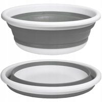 MISKA SKŁADANA SILIKONOWA UNIWERSALNA OKRĄGŁA KOSZ NA PRANIE BIELIZNĘ 9L