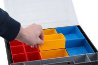 Organizer 290x367x50 + 14 pojemników