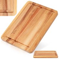 Deska Akacjowa Drewniana Kuchenna do Krojenia Serwowania 28x20 cm