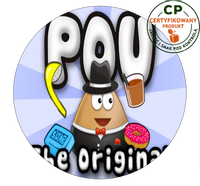 Opłatek na tort Pou