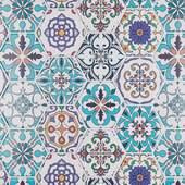 Płytki Ścienne Samoprzylepne Wzór Boho 30x30 cm Zestaw 20 Sztuk 1,86 m2