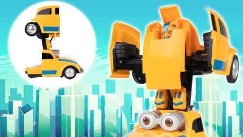 Auto Transformujące Robot Samochód Garbus na Arena.pl