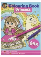 Kolorowanka dla dzieci 64 strony A5 Księżniczki