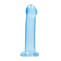 realrock crystal clear model 17 cm z przyssawką, transparentny