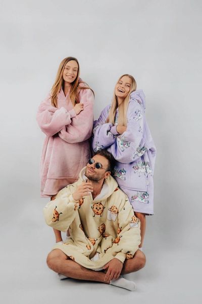KOC BLUZA Comfy Moment Kocobluza bluzokoc Unicorn Oversize 2w1 prezent zdjęcie 5