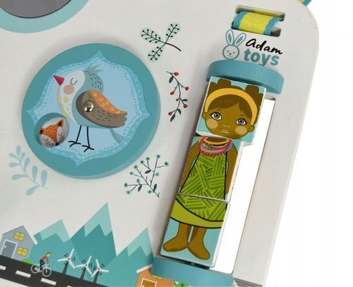 ADAM TOYS SENSORYCZNA TABLICA MANIPULACYJNA Dla Malucha Adam Toys na Arena.pl