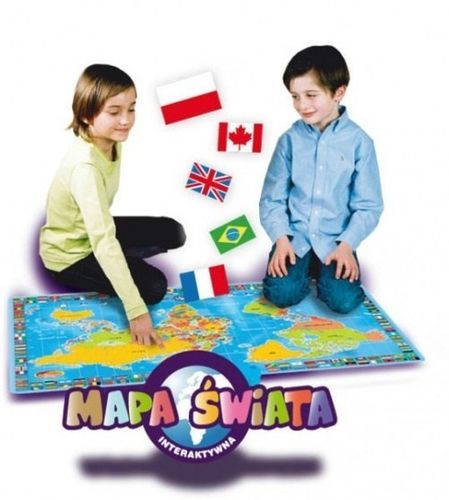 EDUKACYJNA MAPA ŚWIATA DUMEL DISCOVERY+ gratis na Arena.pl