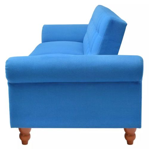 Sofa Z Niebieskiego Materiału na Arena.pl