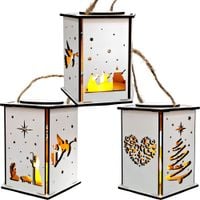 Lampion adwentowy dla dzieci na roraty lampka led ażurowy