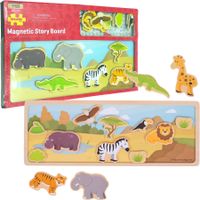 Magnetyczna układanka dla dzieci ze zwierzątkami z Safari