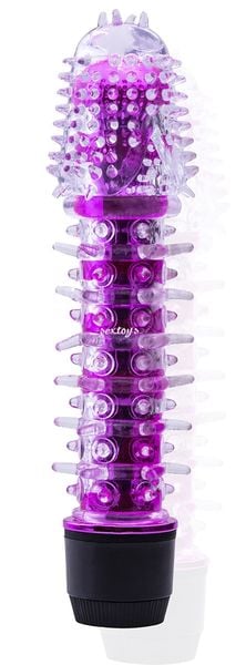 KOLCZASTY WIBRATOR Z MIĘCIUTEŃKIEGO ŻELU _ Masuje Kolcami RÓŻOWY zdjęcie 2