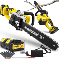 PIŁA ŁAŃCUCHOWA AKUMULATOROWA ELEKTRYCZNA PILARKA GAŁĘZIÓWKA 2x4000mAh 42V