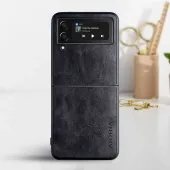 Etui AIORIA Vintage LEATHER do Samsung Galaxy Flip 4 czarny