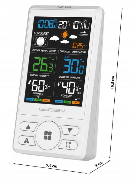 Stacja meteo Gogen - ME1250W zdjęcie 2